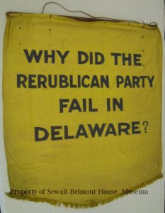 vote why did repulican party fail in de 1913